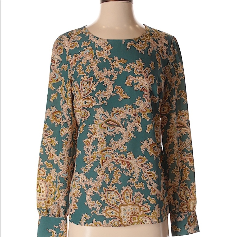Talbots Paisley Blouse